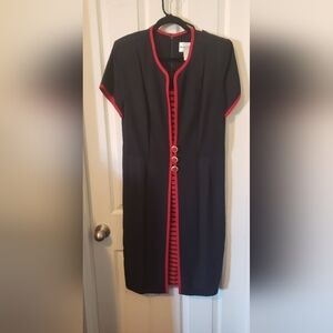 Vintage Danny & Nicole Black Dress Size 14